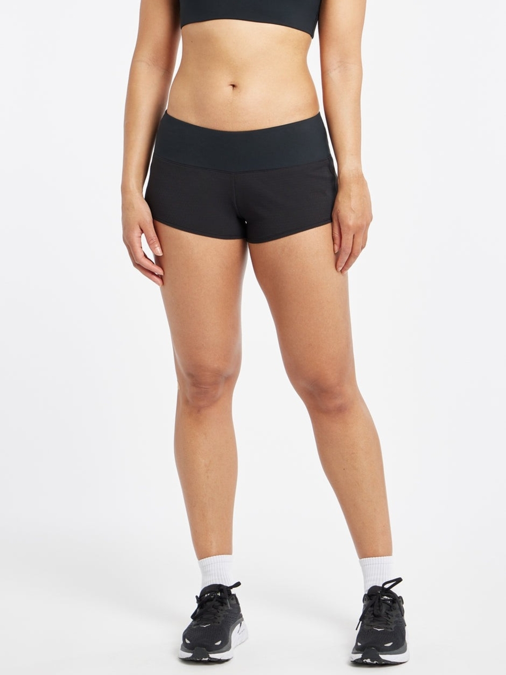 oiselle Black Mac Roga Shorts Black